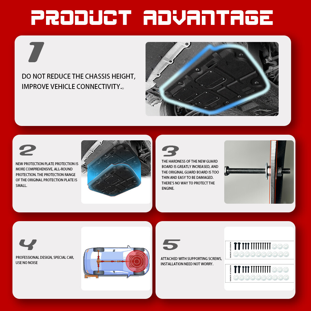 Engine Splash Guard For Audi A6 2019-2024 Under Engine Shield Cover Board