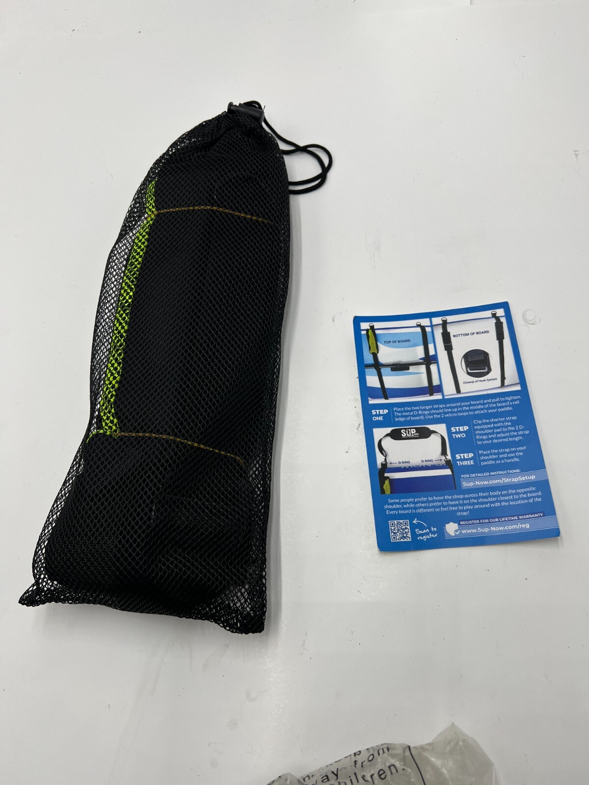 SUP-NOW Paddleboard Carrier Strap to Carry Stand Up Paddle Board Nylon Black