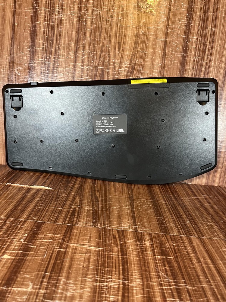 MK399 Wireless Keyboard Mouse Combo Ergonomic PC USB Black Numeric Keypad