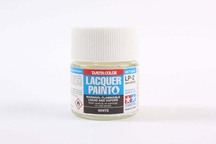 Tamiya 82102 LP-2 White Lacquer Paint 10ml TAM82102 - US