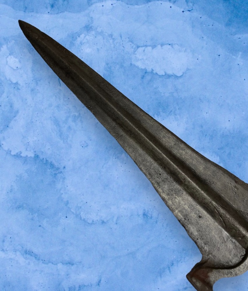 Indian Katar Antique Fixed Blade Knife And Sheath