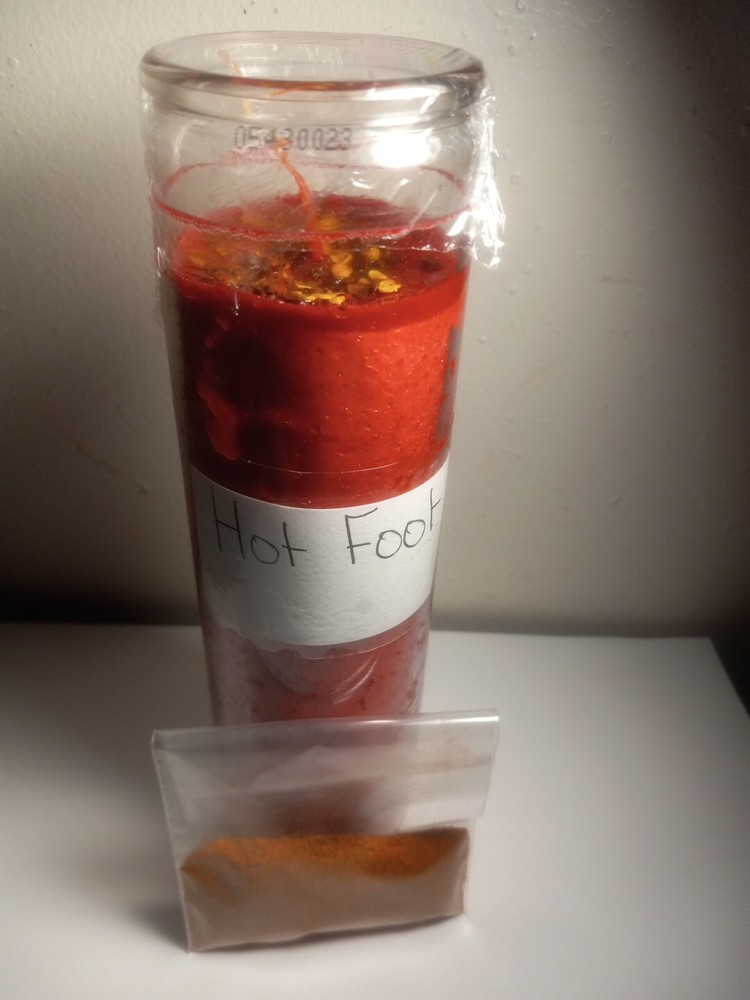 Hoodoo Hot Foot Candle Set