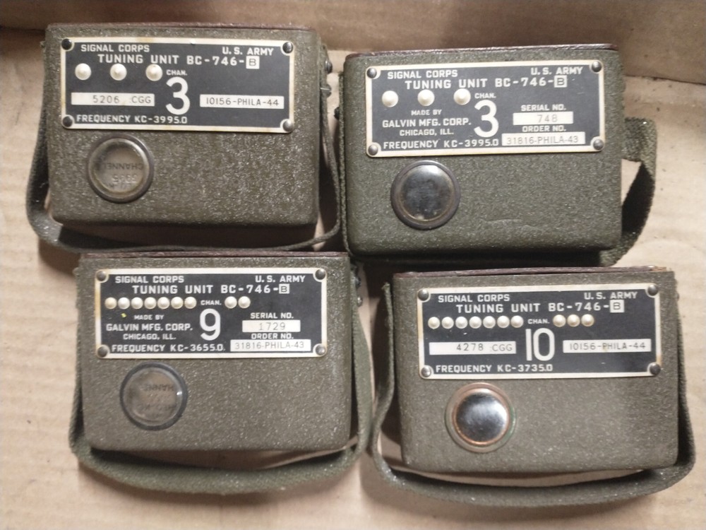 vintage US Signal Corps Tuning Unit BC-746-B, many available