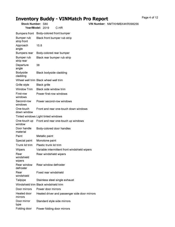 Camera/Projector Camera Front Windshield Mounted Fits 19 C-HR 1117762