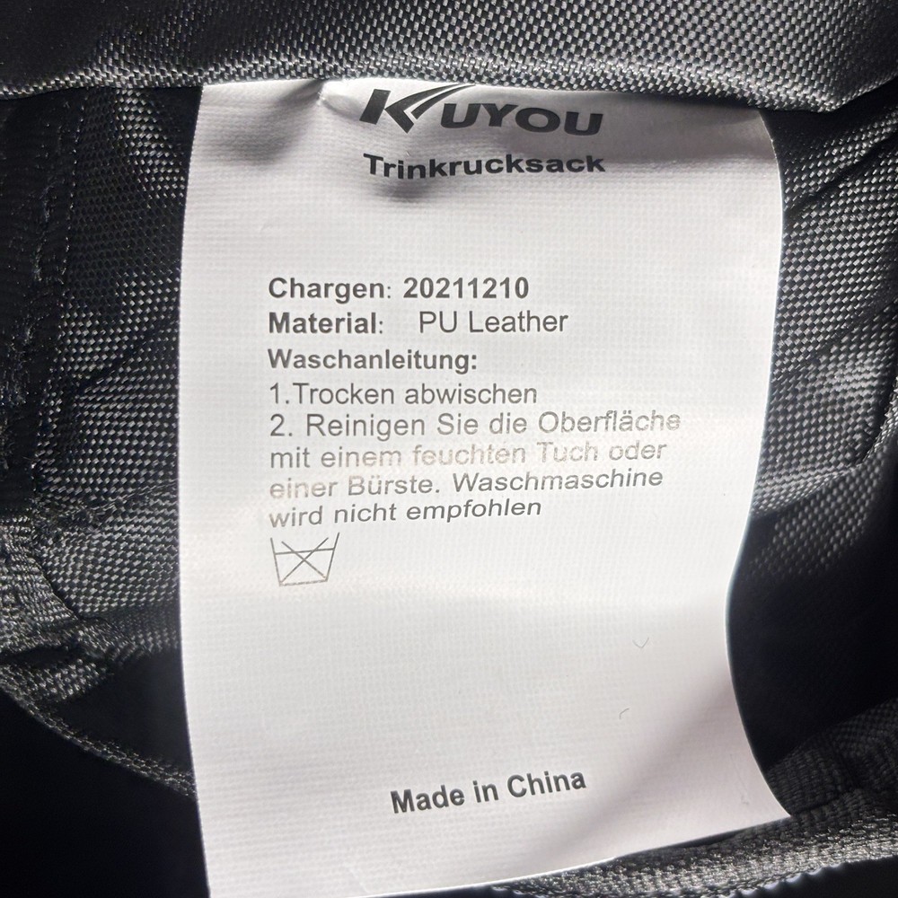 New Hydration Pack 2L Water Bladder Backpack Leakproof Trail Running Cycling