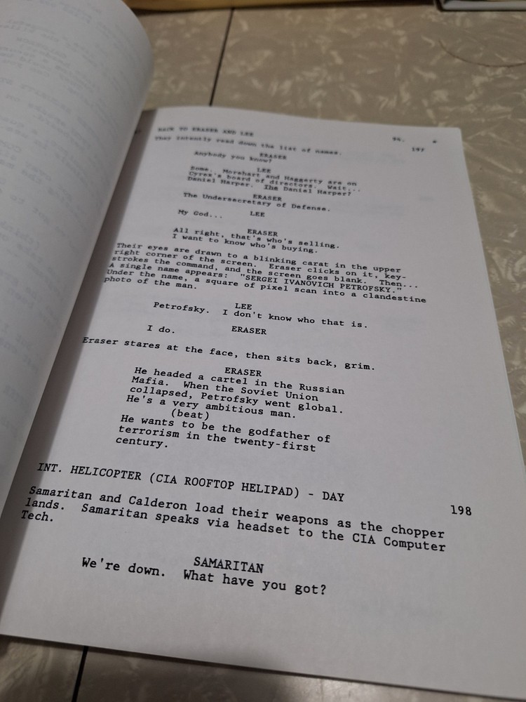 ERASER MOVIE SCREENPLAY SCRIPT Revised Draft ORIGINAL ARNOLD SCHWARZENEGGER