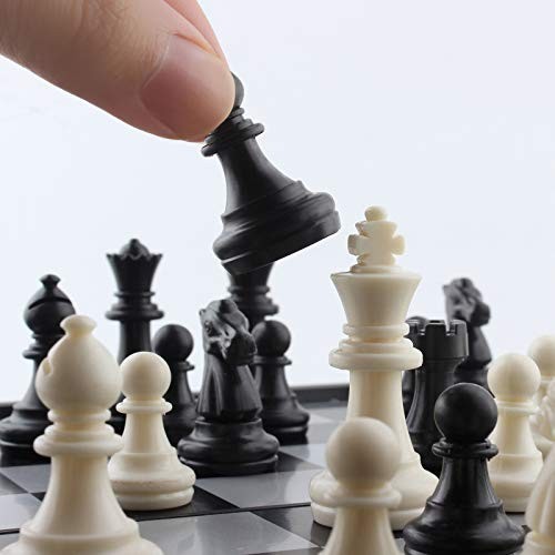 Only Magnetic Plastic Chessman Set for Replacement of Missing Chess Pieces