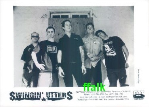 Press Photo: SWINGIN' UTTERS 5x7 B&W