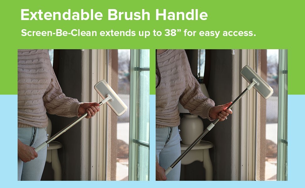 Screen-Be-Clean All Purpose Screen Cleaner Brush, Duster, Window Squeegee