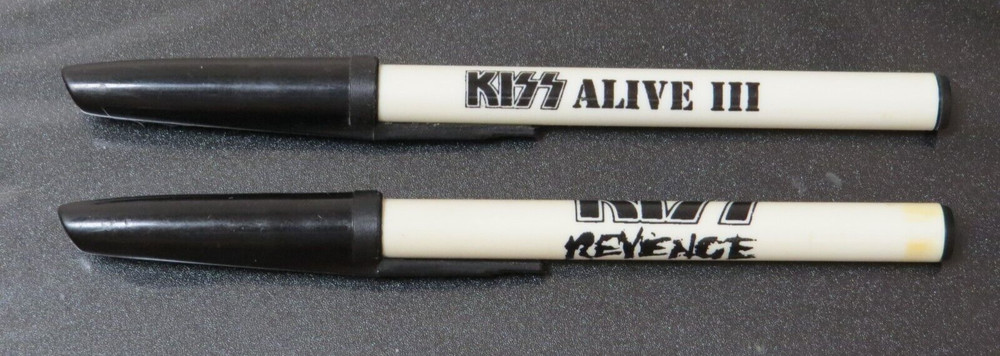 KISS ALIVE III & REVENGE PROMOTIONAL PENS OFFICIAL 1992-93