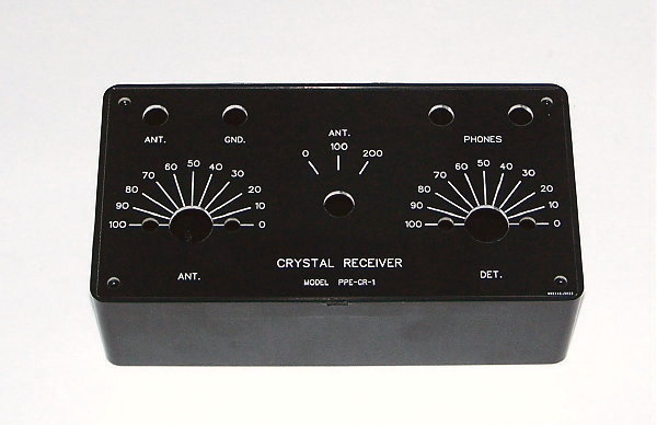 _FREE-AMP_ HIGH PERFORMANCE - DOUBLE TUNED - crystal radio AM receiver kit set