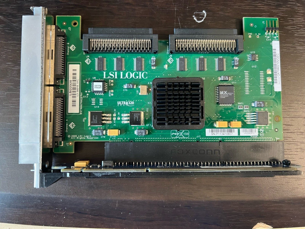 Apple LSI 22320 320MB/s Ultra320 SCSI Host Bus Controller Card with Riser