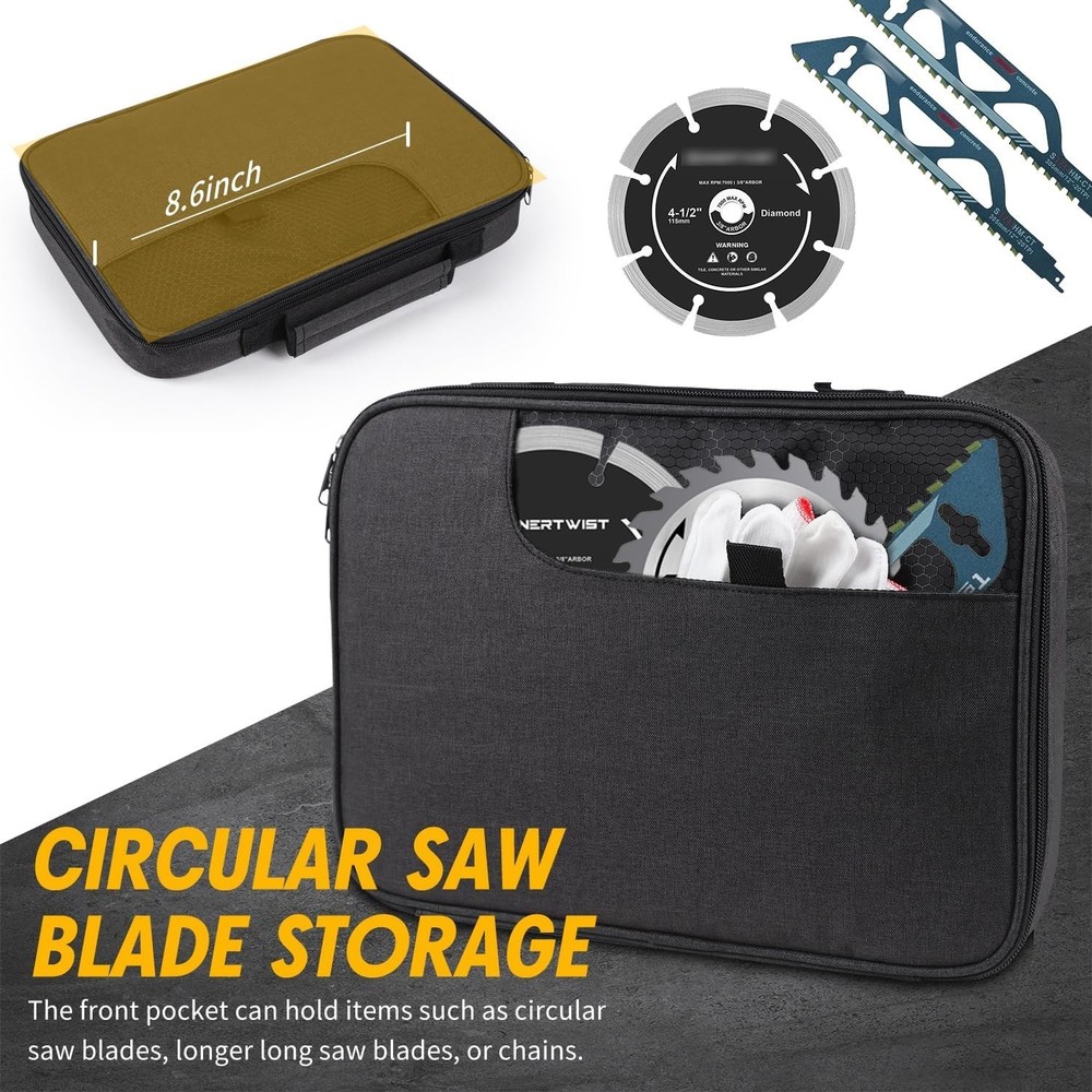 Waterproof and Portable Saw Blade Carrying Case - Ultimate Organization Solution