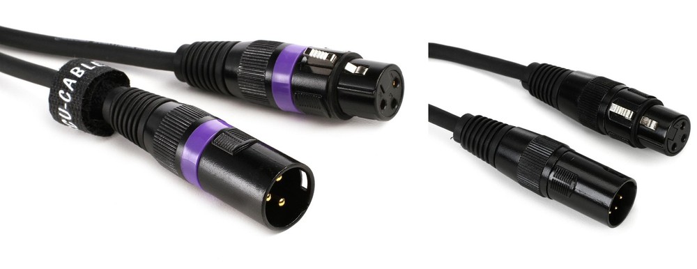 Accu-Cable AC3PDMX100 + Accu-Cable AC5PM3PFM Value Bundle