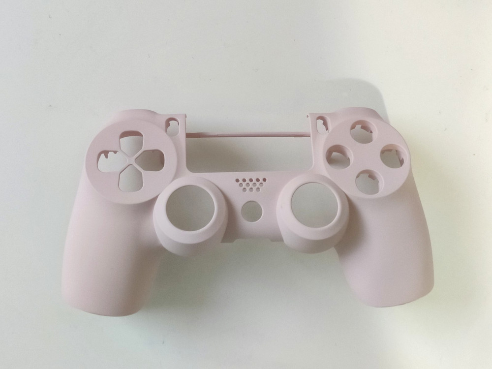 Soft Touch Sakura Pink Front Face Shell  PS4 Controller - New - For current gen