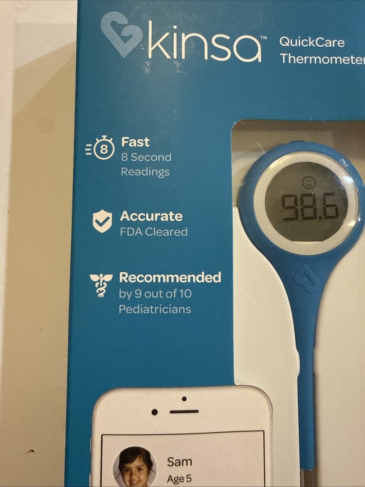 Kinsa KSA110 Quickcare Smart Digital Thermometer