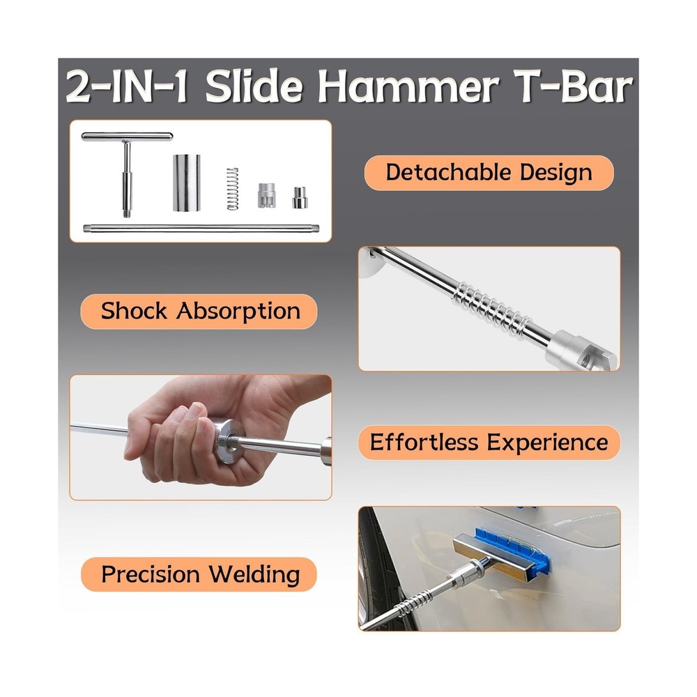 Car Dent Puller Kit, Dent Remover for Car Dent Repair with High Adhesion Pull...
