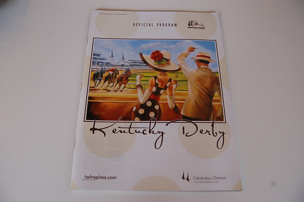 2008 Kentucky Derby Official Program   Big Brown