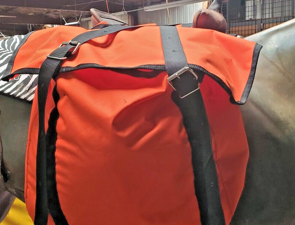 Western Horse Riding Saddle Pannier Bags for Hunting Camping Trip/Outfitters