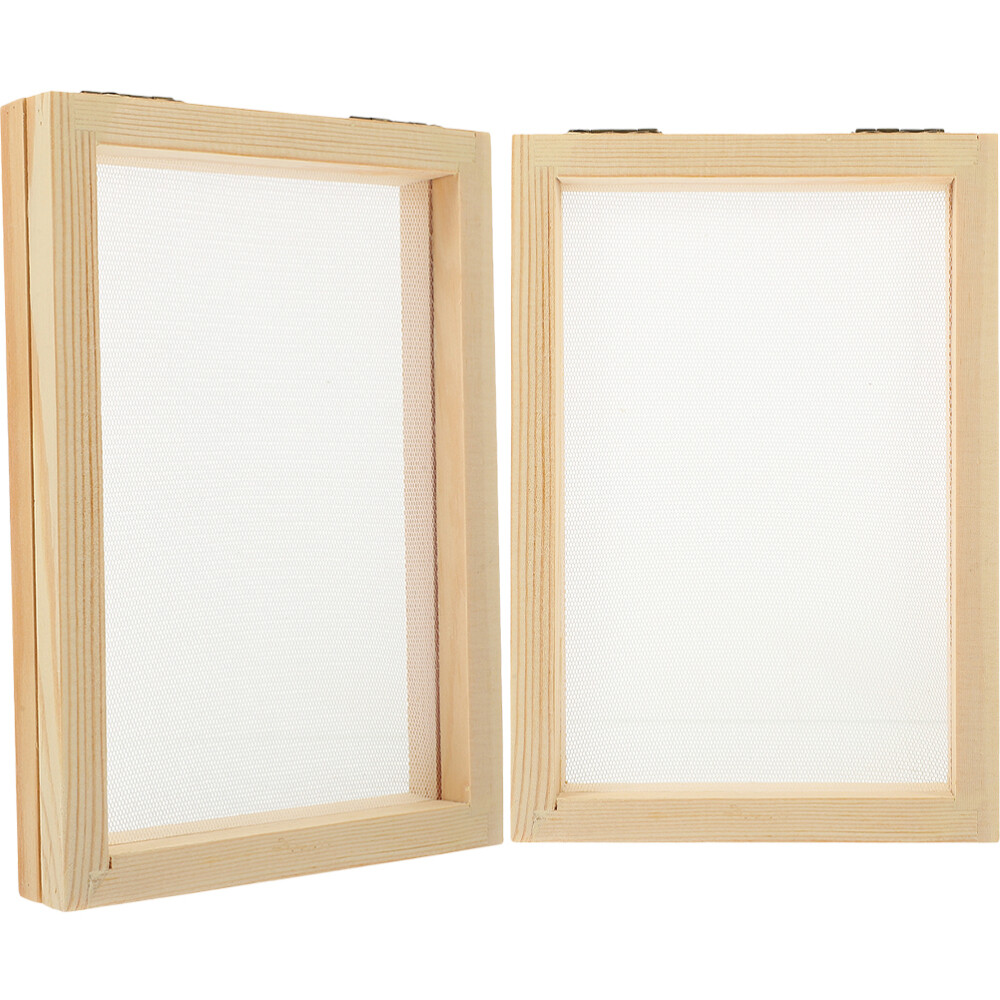 2PCS Paper Making Screens Copper Paper Frame Child DIY Craft Tools Making Deckle