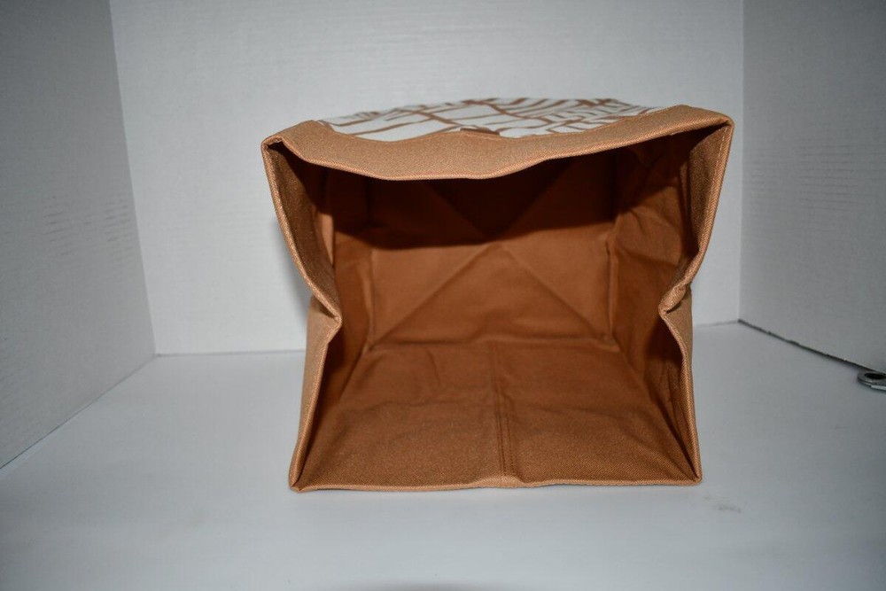 Thirty One Medium Reversible Binin Fawn Patchwork NWT