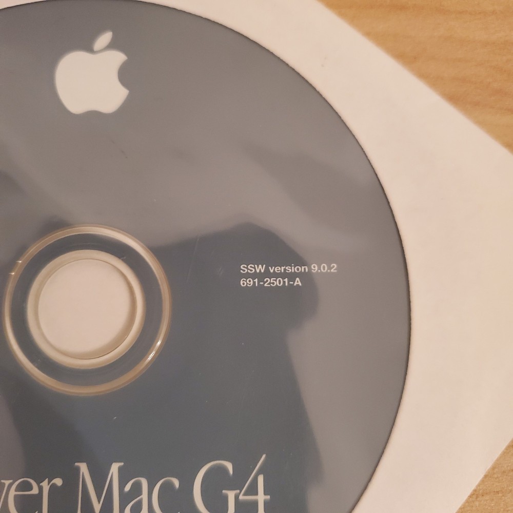 Apple Power Mac G4 Install Software Mac OS 9.0.2 691-2501-A