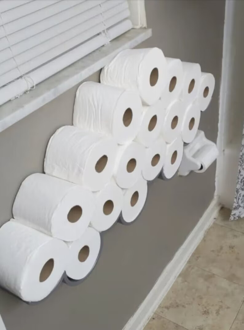Toilet Paper Cloud Organization | Toilet Paper Shelf | Cloud Roll Formation