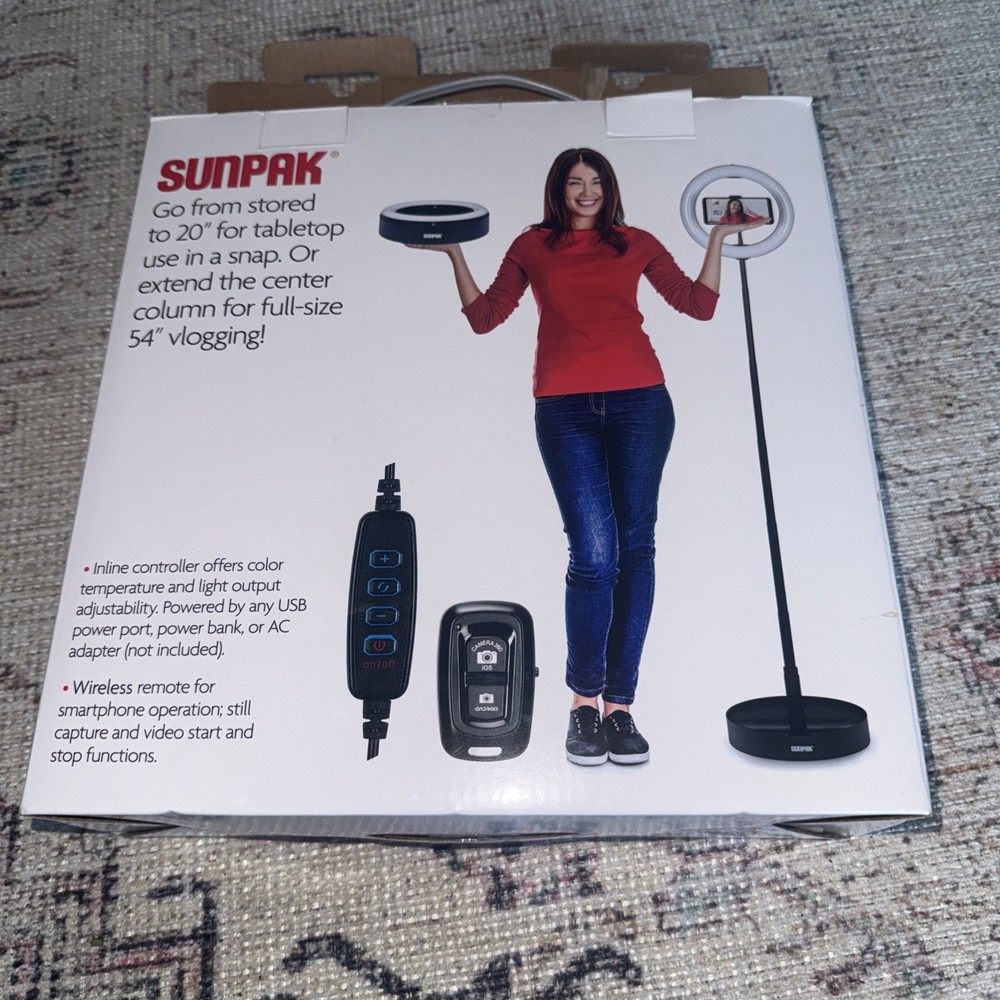 Sunpak Self Storing Vlogging Kit