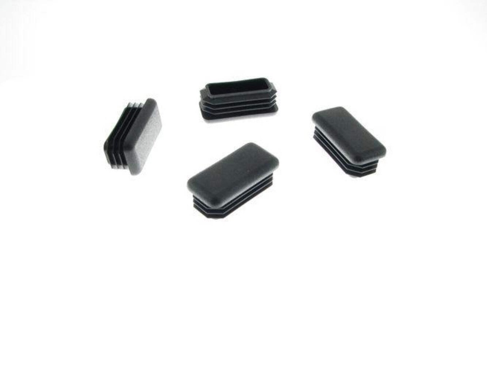 4 Pack 3/4" x 1-1/2" Rectangular Tubing Plugs 133473