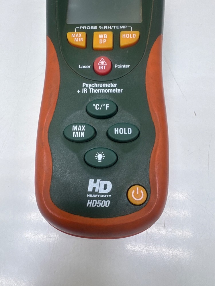 EXTECH HD500 PSYCHROMETER + IR THERMOMETER WITHOUT PROBE