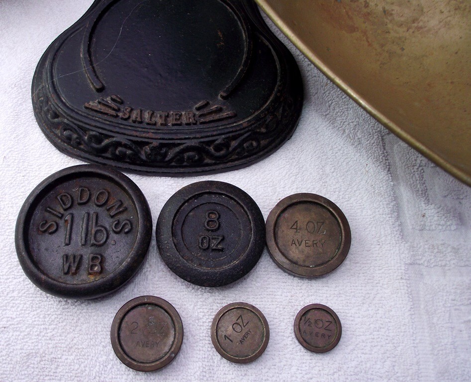 Salters Beam Scale and Weights