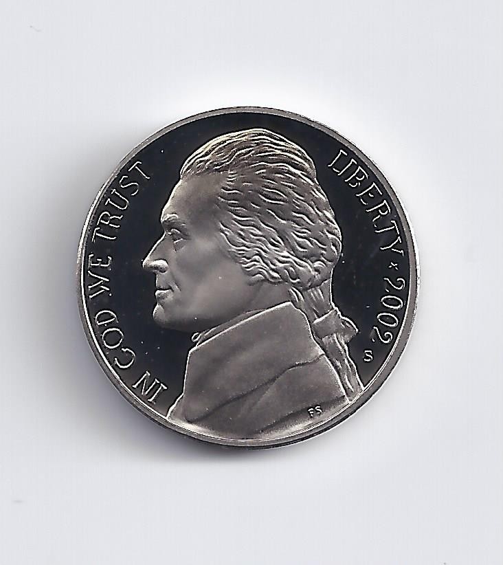 2002-S  PROOF NICKEL