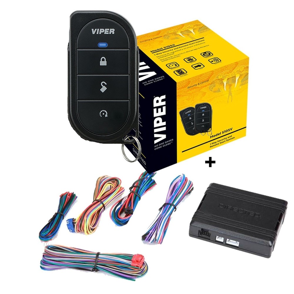 Viper 5105V LED 1-way remote start one 4 button remote & DB3 Interface Module