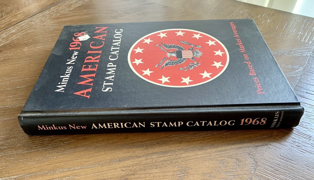 Minkus New 1968 American Stamp Catalog HC Book Hardback
