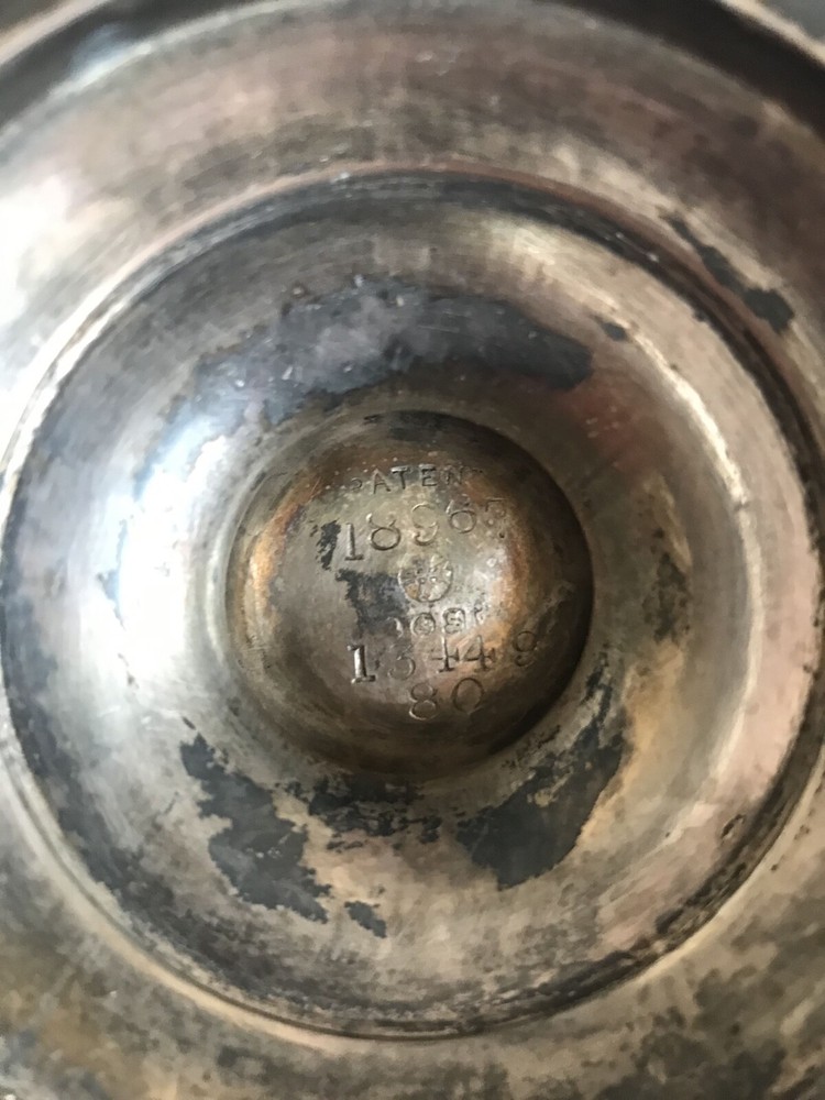 Victorian Silver Plated Coffee Pot / Hot Water Jug