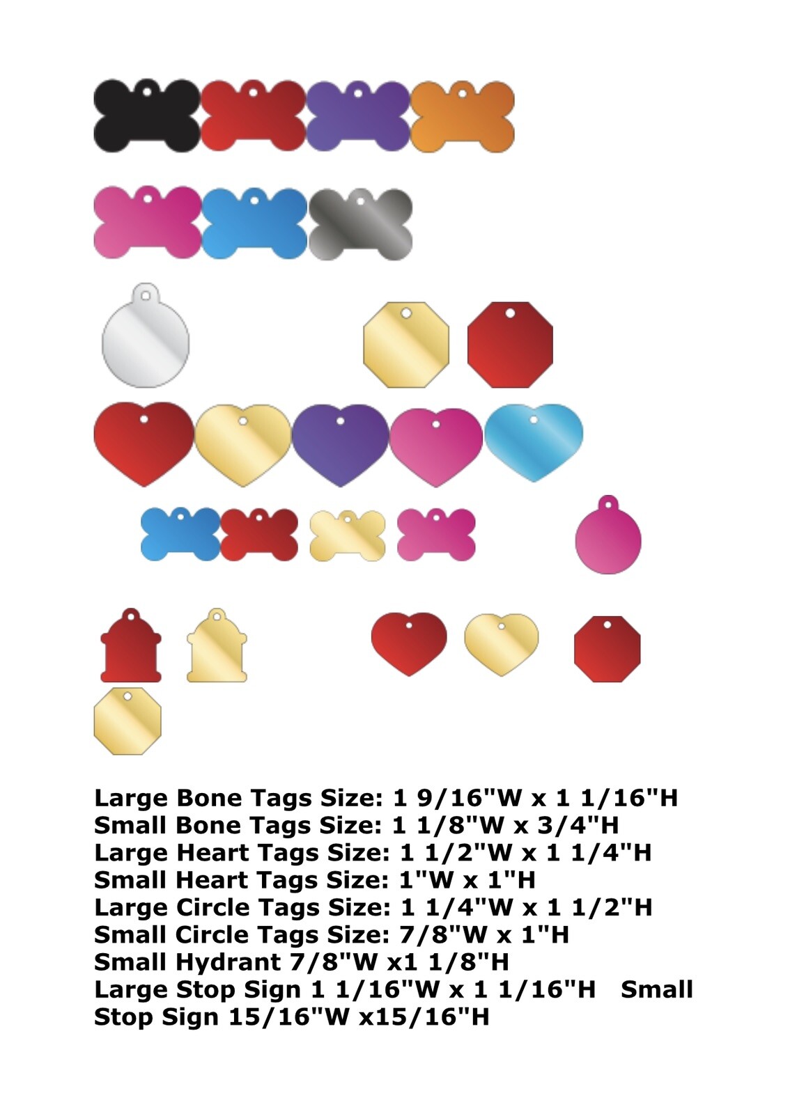 $2.33ea When U Buy 2 U Get 3 ENGRAVED TAG DOG CAT FREE!!! Back side Included