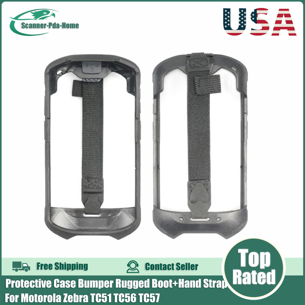 For  Zebra TC51 TC56 Protective Case Bumper Rugged Boot+Hand Strap US