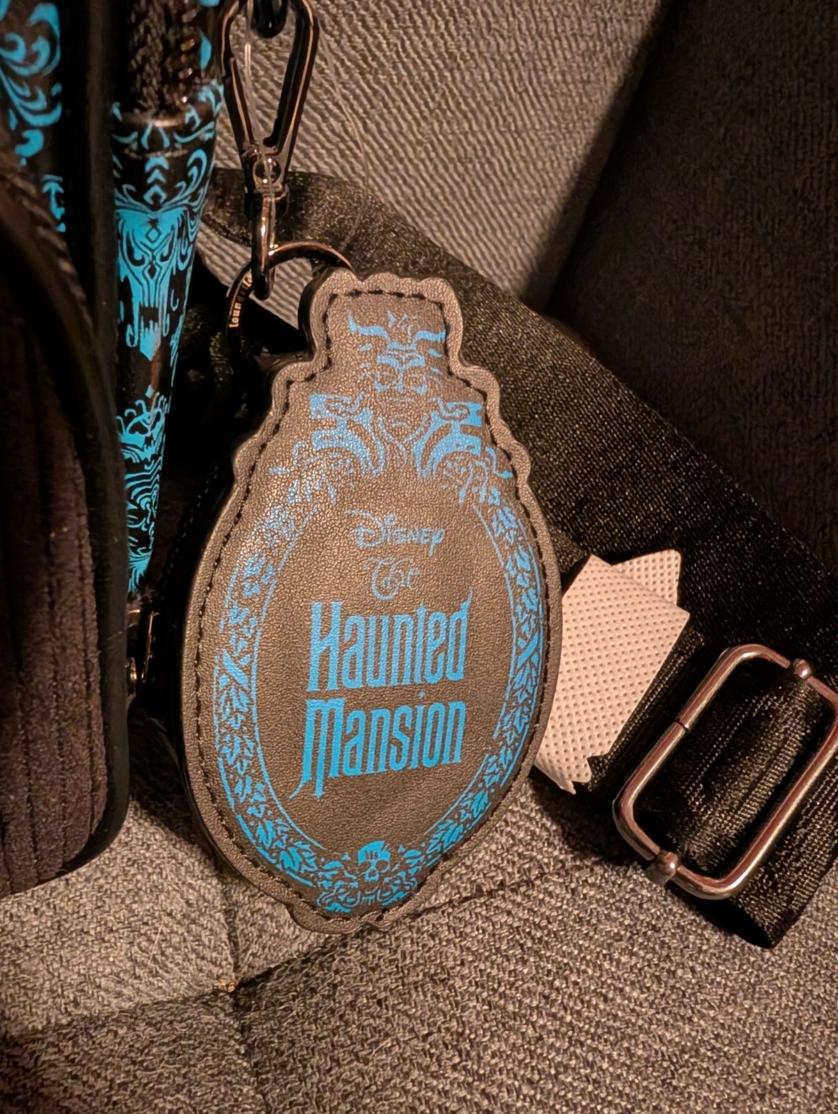 Loungefly Disney Haunted Mansion Hitchhiking Ghosts Convertible Glow Backpack