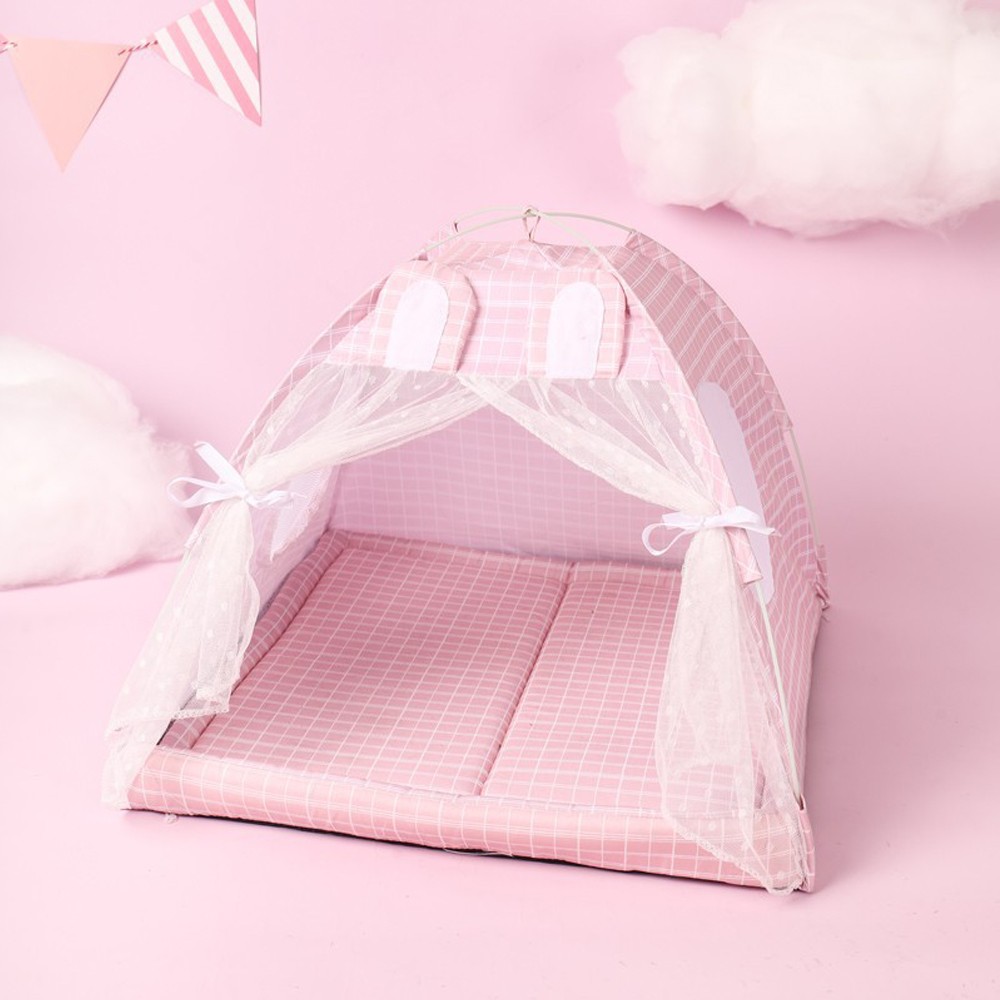 Cat Dog House Tent Pet Puppy Kitty Nesting Bed Kennel Sleeping Rest Play Cave