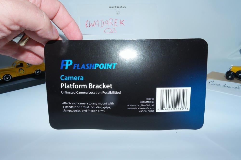 New Flashpoint rotating camera flash bracket with integrated anti twist