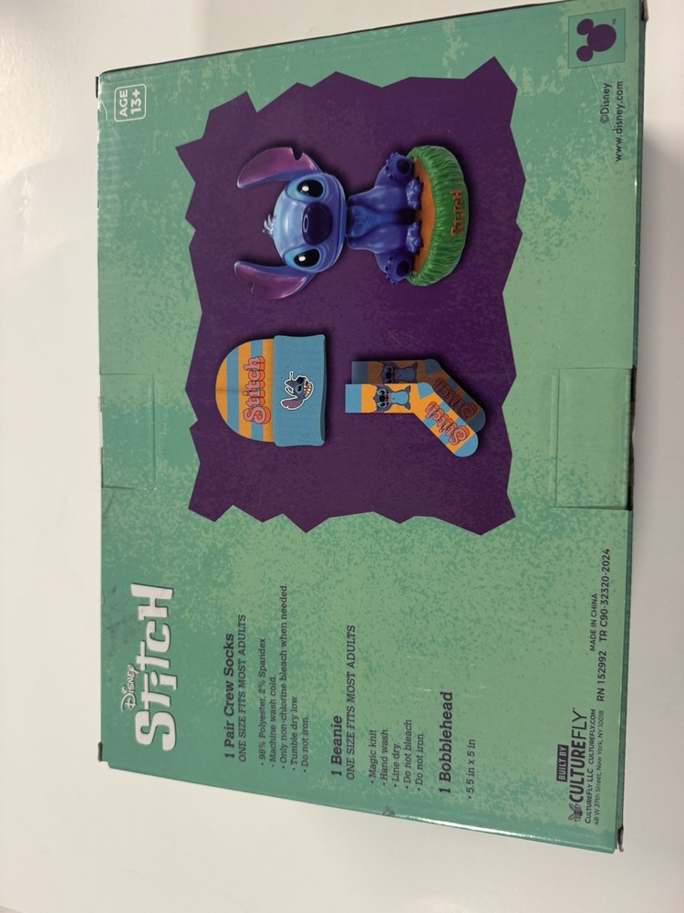 Disney STITCH Bobble head Gift Set