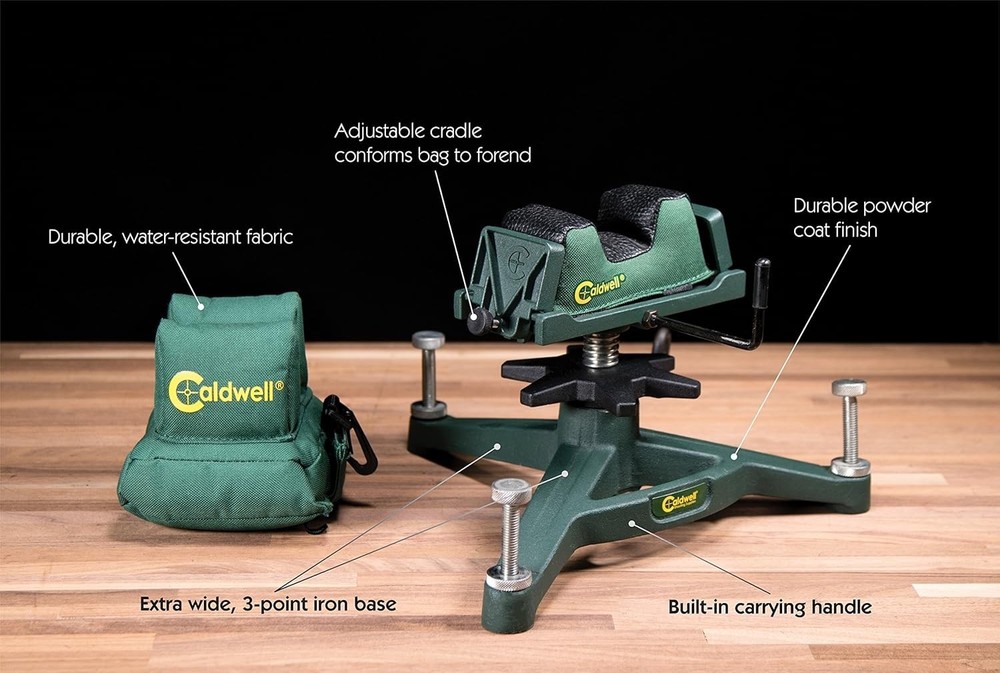 The Rock Front Shooting Rest with Adjustable Elevation, Recoil Reducing, .....