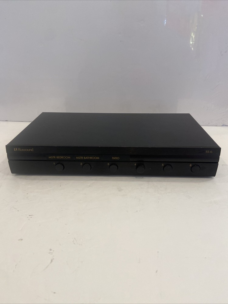 ✨ Russound SS-6 Speaker Selector with Automatic Impedence Protection ✨