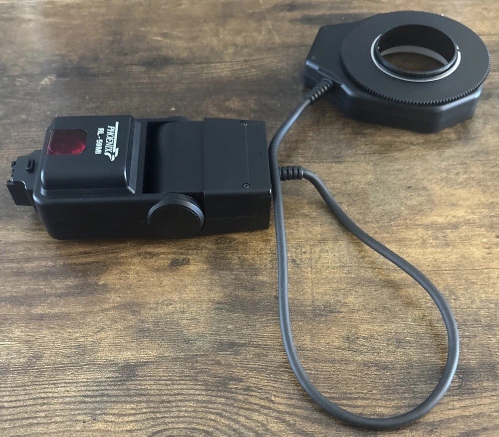 for Minolta Macro Ringlight Flash RF-59Mi TTL Macro Flash Hot Shoe