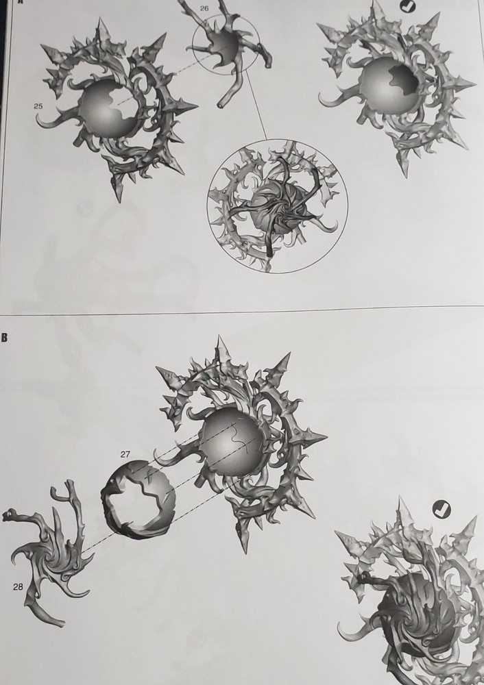 40k Chaos Space Marines Bits Mutaliith Vortex Beast Vortex Orb #25