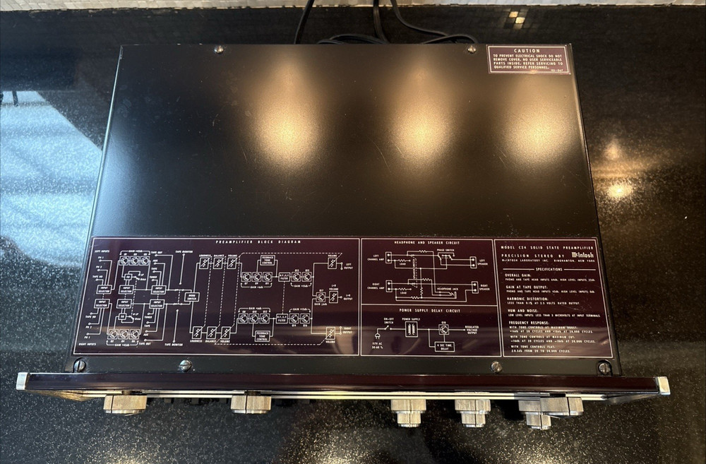 McIntosh C24 Solid State Stereo Preamplifier perfect working condition