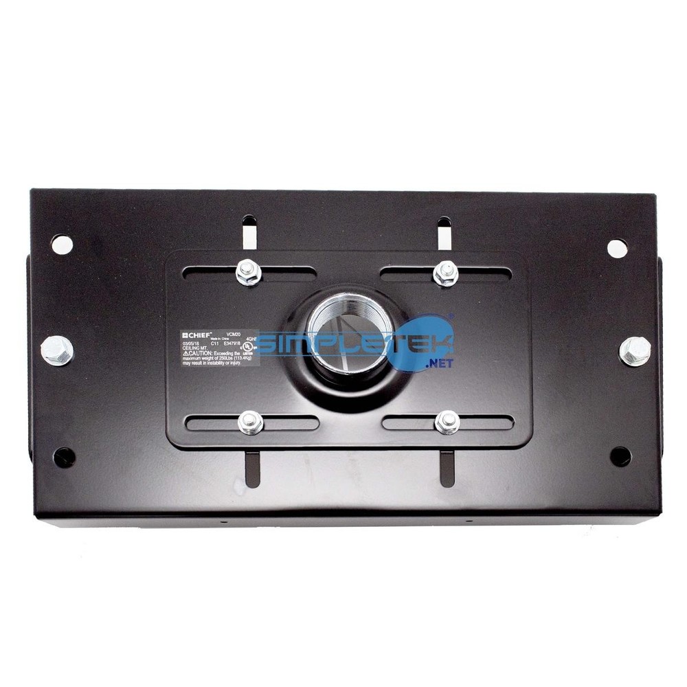 Chief Vcm000w Bracket Mount Ceiling Projector Mounting_