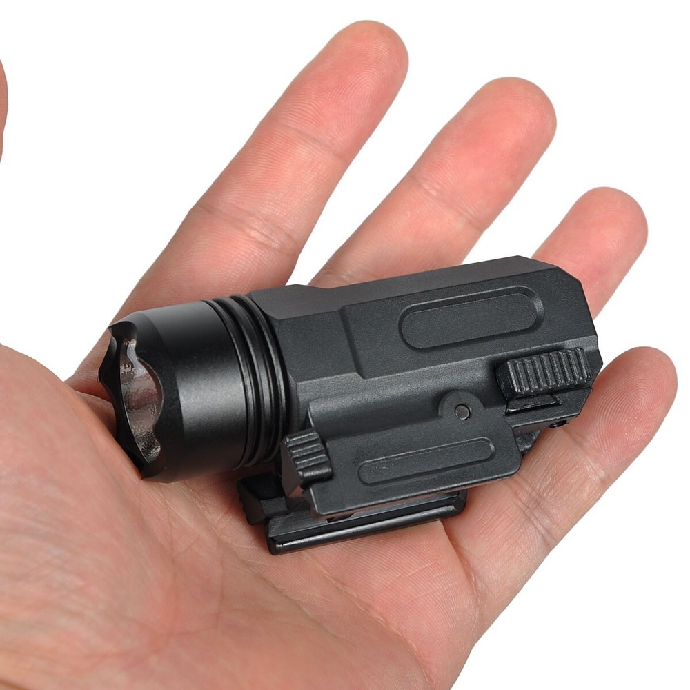 Tactical Pistol Flashlight with Quick Release Quick Detach QD Mini Pistol Light