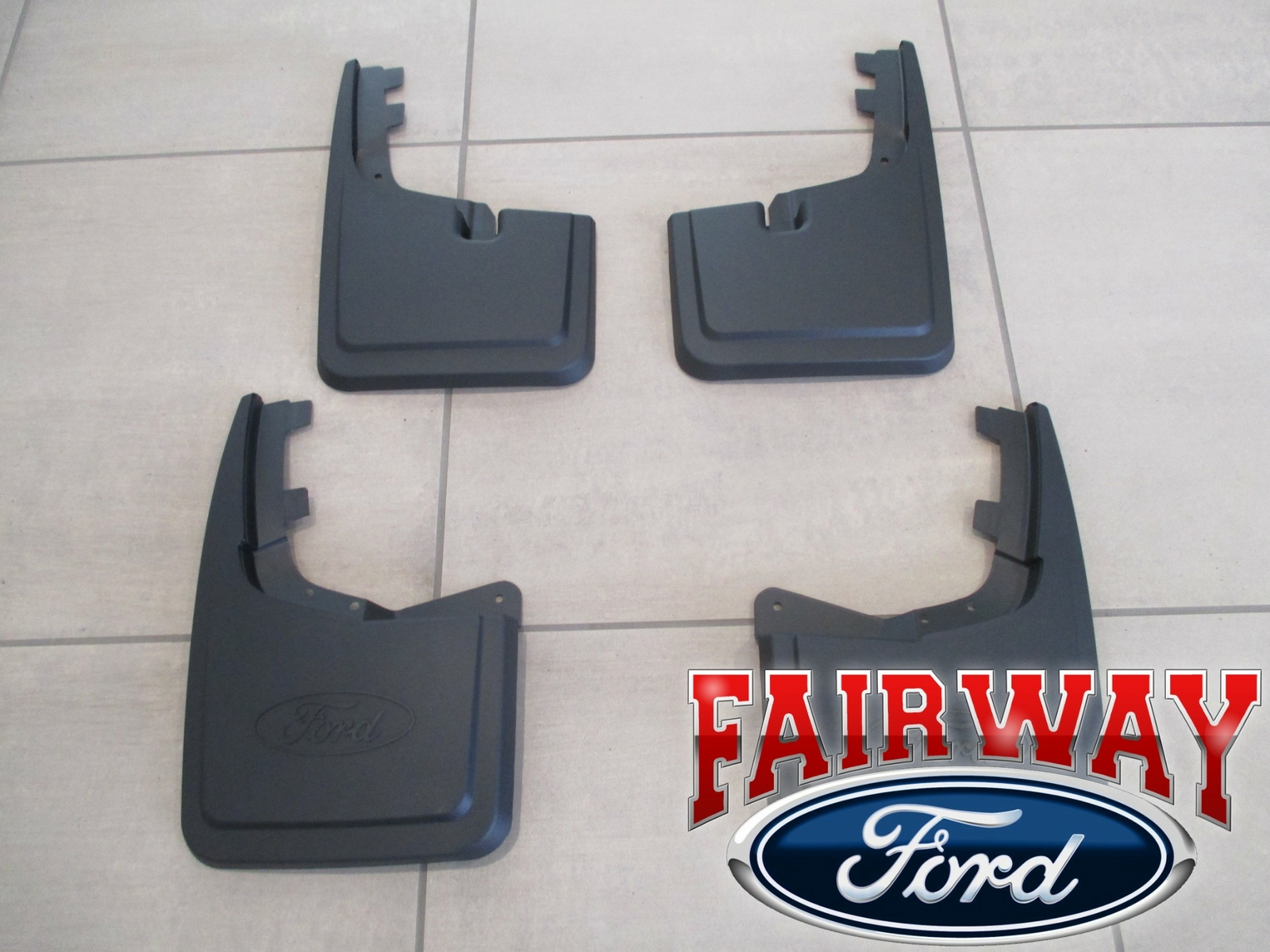 21 thru 23 F-150 OEM Genuine Ford Molded Splash Guards Mud Flaps