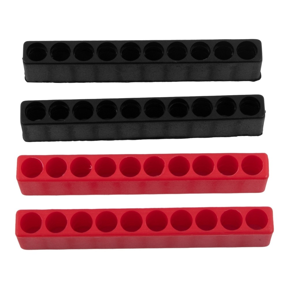 4Pcs Bit Holder 10 Hole 1/4 Hex Shank Screwdriver Plastic Screwdriver Storage?